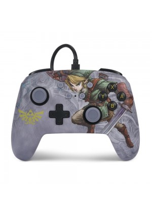 Manette Enhanced Controller Avec Fil Pour Nintendo Switch Par PowerA - Zelda Valiant Link